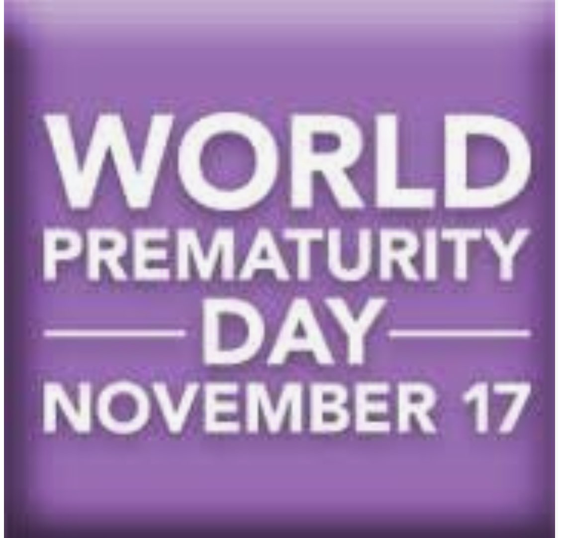SwamyGeeta's tweet photo. Help recognize Wod Prematurity Day on Nov 17th wear purple post your pic and tag ⁦@MarchofDimes⁩ ⁦@MarchForBabies⁩ ⁦@MarchofDimesCEO⁩ ⁦@MySMFM⁩ ⁦@acog⁩ ⁦@WomxnsHC⁩ #ptb ⁦@dukeobgyn⁩ ⁦@DukeOBGIG⁩ https://t.co/JXe9MYDj5l