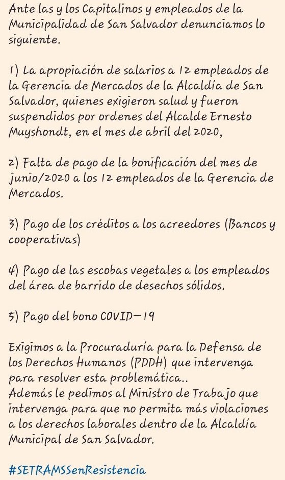 setramss's tweet photo. @PDDHElSalvador @TrabajoSV https://t.co/bFhIfuXO1P