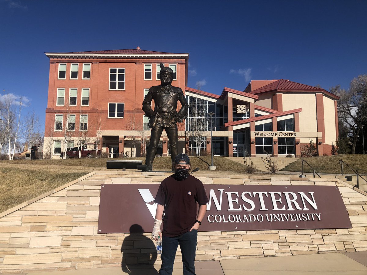 colerothh's tweet photo. Had a great time seeing Western Colorado University!
@CoachMcFadden @MountaineerFB https://t.co/6G7ETPX2bC