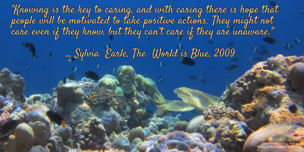 p4pcoral's tweet photo. @SylviaEarle tells us to get the message out there. We can't control others #Opinion , but we can make them #aware of #problems in #nature caused by #humanimpacts. We don't control problems others may have in their own lives, so spread your message with #forgiveness and #empathy https://t.co/4u38NSpMex