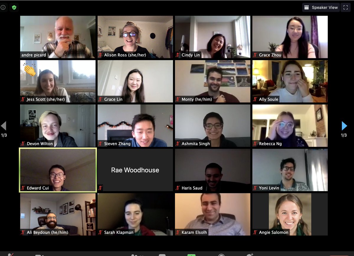 What an absolute privilege to get a crash course on healthcare journalism &amp; advocacy from one of Canada's foremost experts! Thanks <a href="/picardonhealth/">André Picard</a> for the great &amp; engaging session!! #OMSADoA2020 #Healthcare #Advocacy