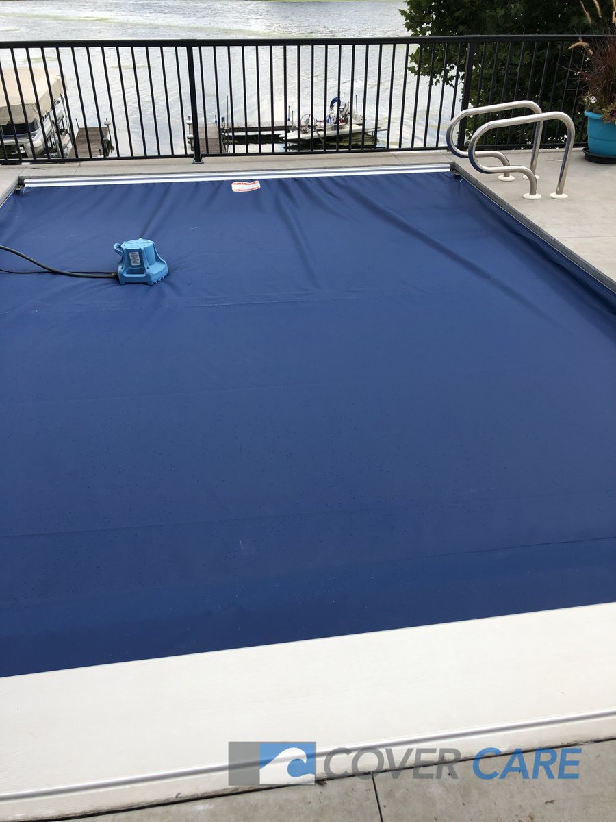 Don't forget to place your cover pump where water tends to pool.
