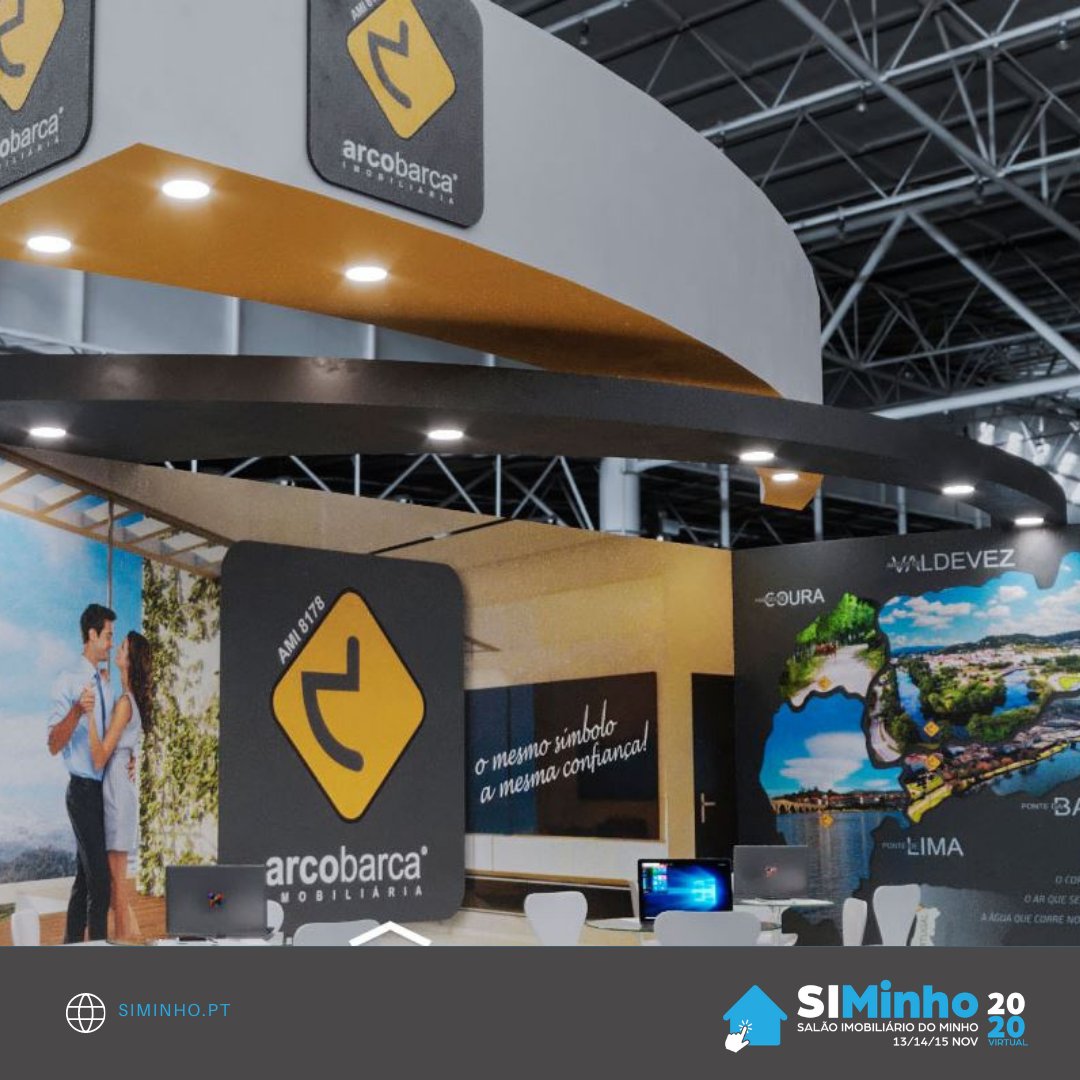 SiminhoOfficial's tweet photo. Arcobarca-Mediação Imobiliária no SIMinho. Visite hoje e amanhã e encontre possivelmente o parceiro certo para si. 
Descubra em:
👉 https://t.co/mK73NJNass
#siminho #siminho2020 #realestate #salaoimobiliariodominho #Imobiliario https://t.co/4KSt1cvFai