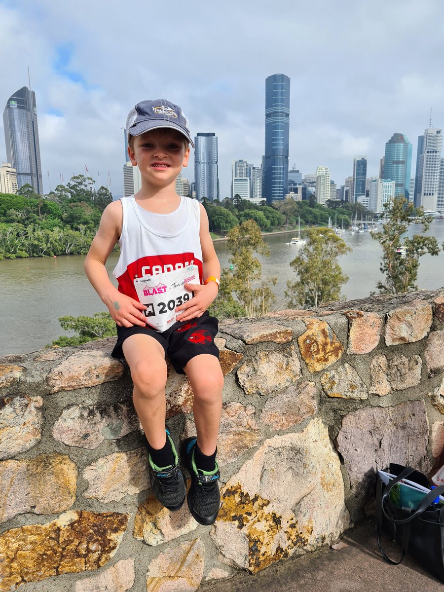 rhetta_chappell's tweet photo. First sporting event of #2020. Ryan did the duathalon and Angus will be running in his first race ever in 4km #funrun. Great to see so many people out. #thisisqueensland #briabane #brisbaneblast https://t.co/ZJAYOkqzTn