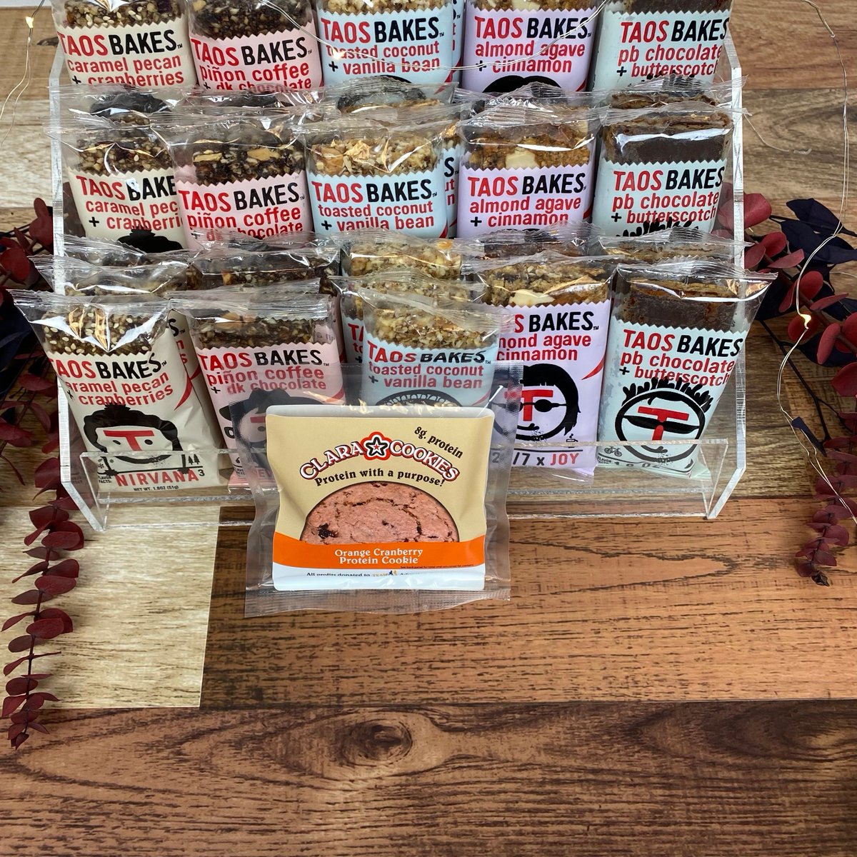 Did you know that November is #GlutenFreeAwarenessMonth? 
Did you also know that Baker's Beanery has gluten-free snacks available?  We do! Mix and match our gluten-free snacks like Clara's Cookies and <a href="/TaosBakes/">Taos Bakes</a> this month to satisfy your gluten-free cravings!