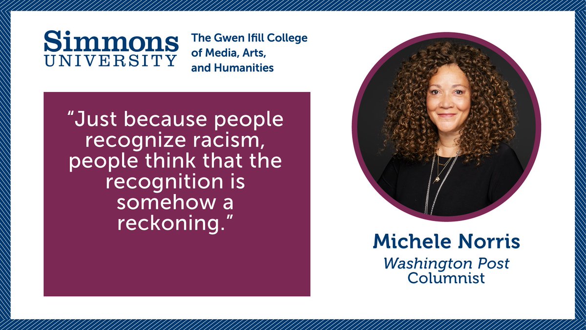 .<a href="/michele_norris/">Michele Norris</a> discusses the difference between recognizing racism and reckoning with racism. #GwenIfillForum