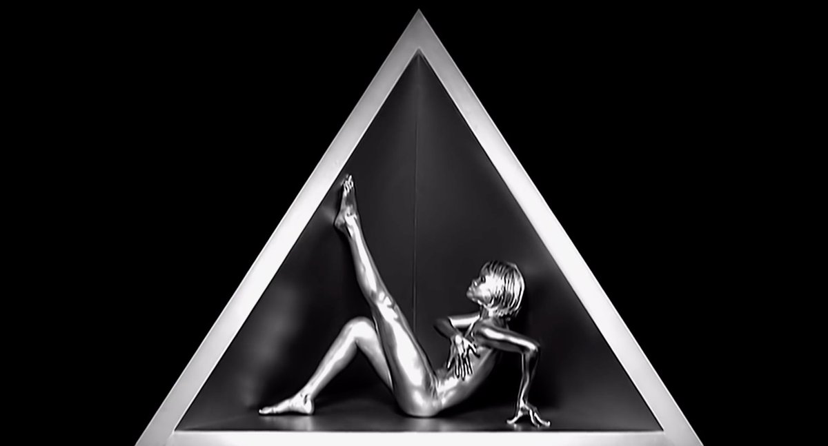 ‘Woman In Silver’ — Solé (1)(Photographed by Jonathan Mannion, 1999) &amp; Rihanna (4)(Directed by Chris Applebaum, 2007) both paying homage to photographer Guido Argentini’s 1995 ‘Silvereye’ Series