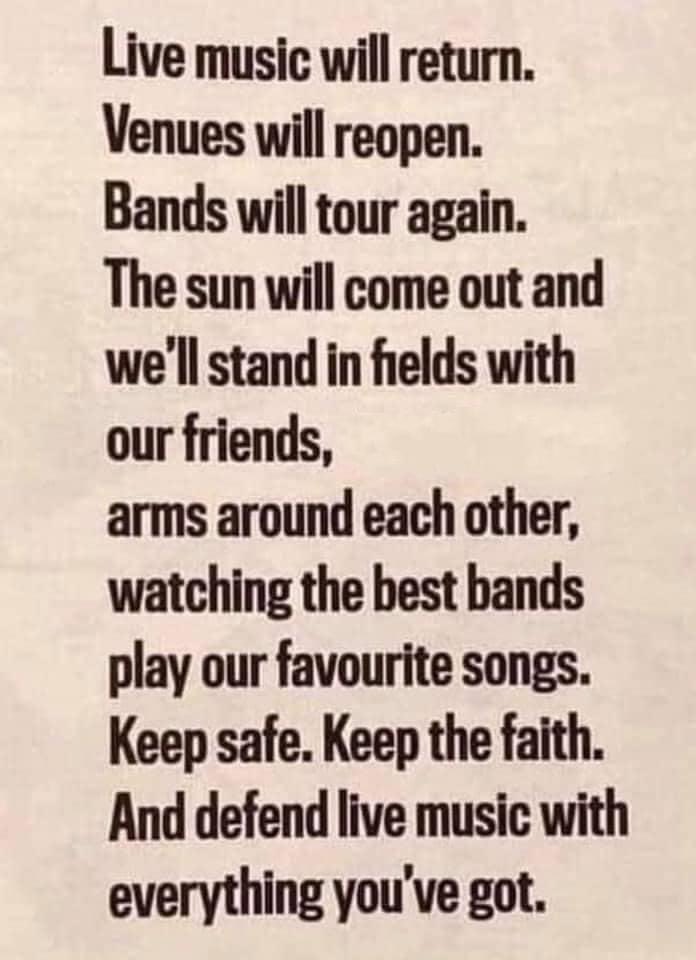 Live music will return ✌🏻#nvdp #livemusic #muziekfort