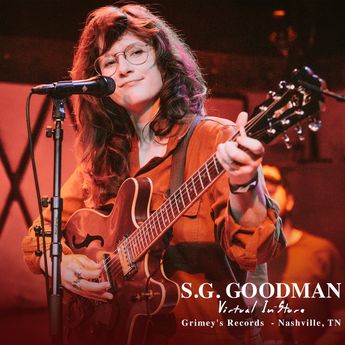 Grimeys's tweet photo. Today at 5:00 pm cst the talented singer, songwriter & guitarist @SGGoodmanKY is performing on our Instagram (@Grimeys / https://t.co/UBfignQ65E). Please tune in & enjoy! Her album #oldtimefeeling is available now in the record shop & on our website: https://t.co/8EwNxyOmEq https://t.co/zJnUI7gicg