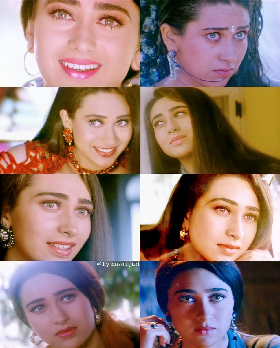Karisma Kapoor was complimented for her looks and performance as Aarti: a rich, beautiful, sensitive, young woman full of dreams and desires.Raja Hindustani was a major turning point in her career. @DarshanDharmesh @ManishMalhotra #24YearsOfRajaHindustani