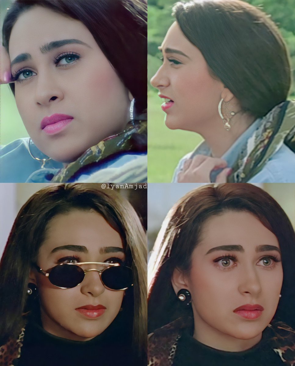 Karisma Kapoor was complimented for her looks and performance as Aarti: a rich, beautiful, sensitive, young woman full of dreams and desires.Raja Hindustani was a major turning point in her career. @DarshanDharmesh @ManishMalhotra #24YearsOfRajaHindustani