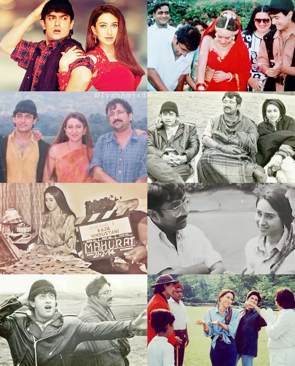 One of the greatest hindi films I've ever seen.I thoroughly enjoyed watching it.The story, the dialogues, the music, the performances everything was PERFECT. @aamir_khan, Karisma Kapoor and the whole cast were totally convincing in their roles. #24YearsOfRajaHindustani