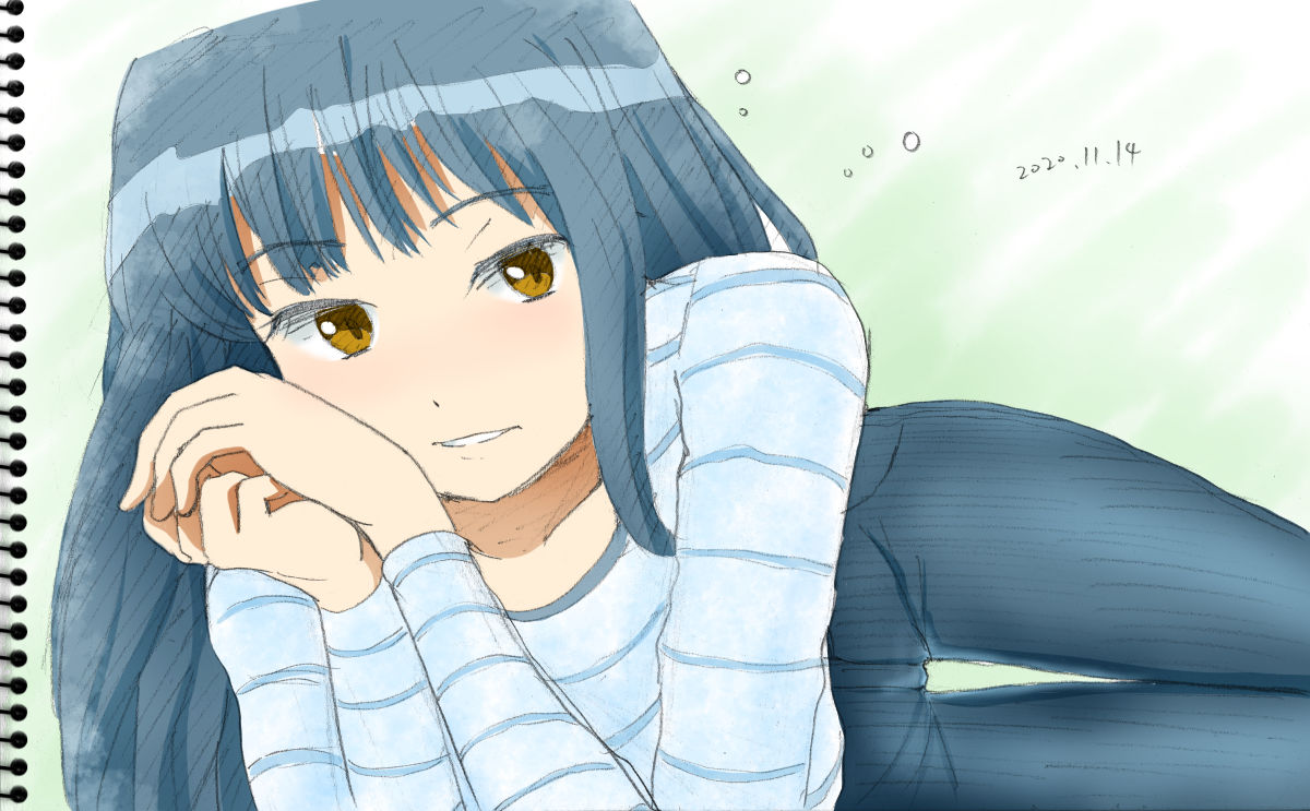 「たった今気付いたけど昨日のイラスト4枚目はこちらが正しかった一番伝えたかったこと」|きさらぎこうしのイラスト