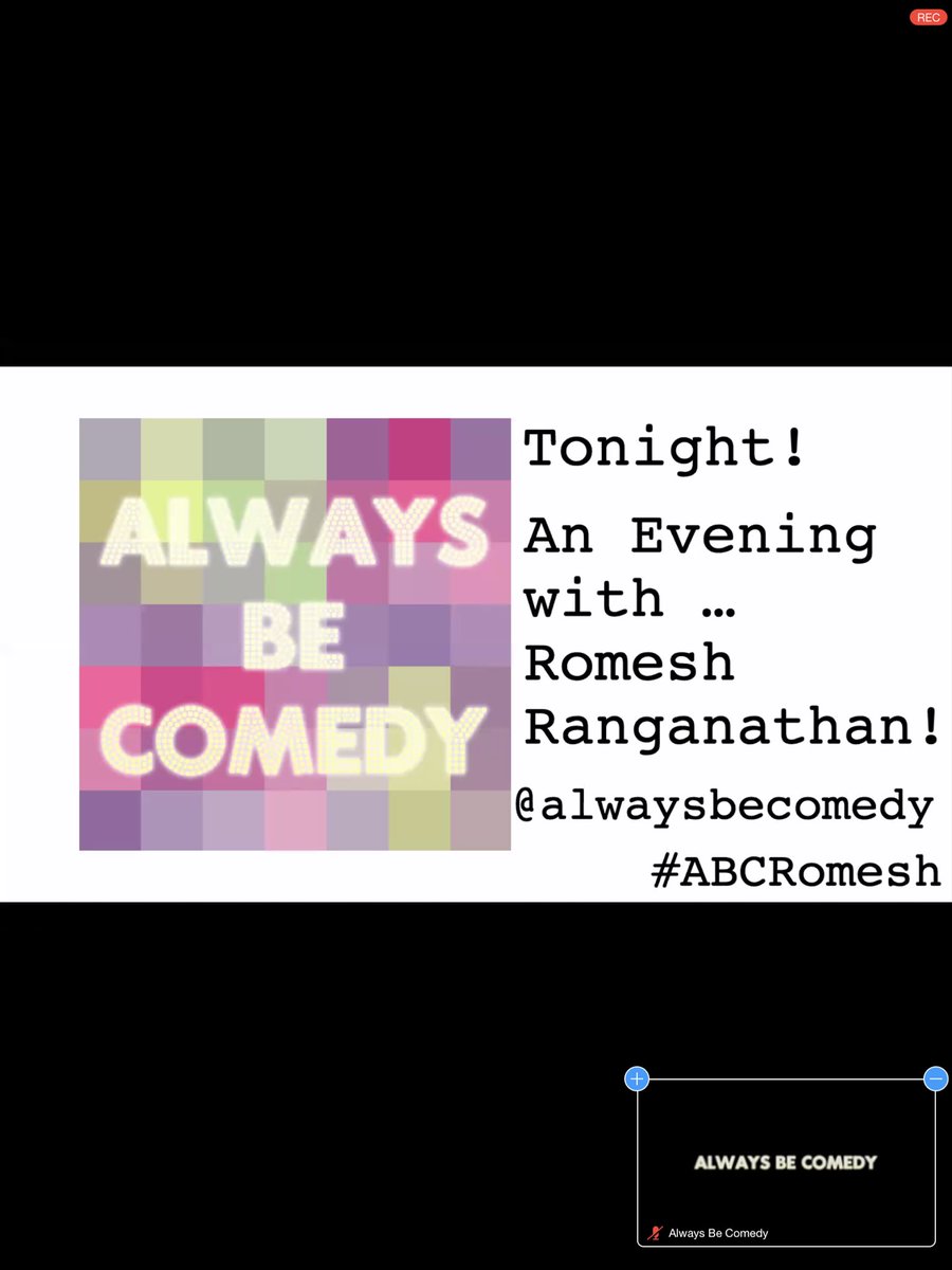 KrisTheVegan's tweet photo. An Evening with Romesh Ranganathan.... and yes, that is Rom without a beard. Not telling you why though. #ABCRomesh @RomeshRanga @alwaysbecomedy @JamesGillComedy @TimLewis_ https://t.co/QF6MaIFOzy