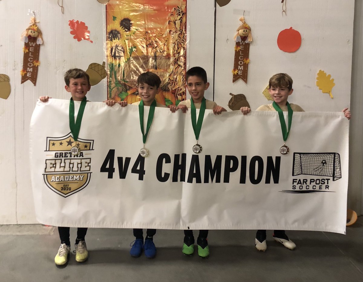 Farpost_soccer's tweet photo. The U10B Champs at the 2020 Scarecrow Classic went full Ironman-Mode on the road to the title.  No Subs . . . No Problem!  Congrats Boys! @GretnaEliteAcad https://t.co/PYEbe6VCmb