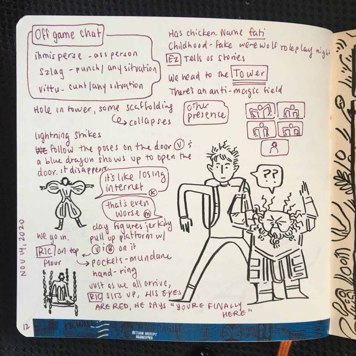 Sketchbook drop! Welcome to session 30! is a Good Time™
#curseofstrahd #dnd