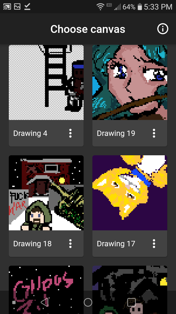 2 pic. So far pixel brush is the best free app ive used for pixel art...if youre into that heres some demos #pixelart https://t.co/7RB5DyV11N