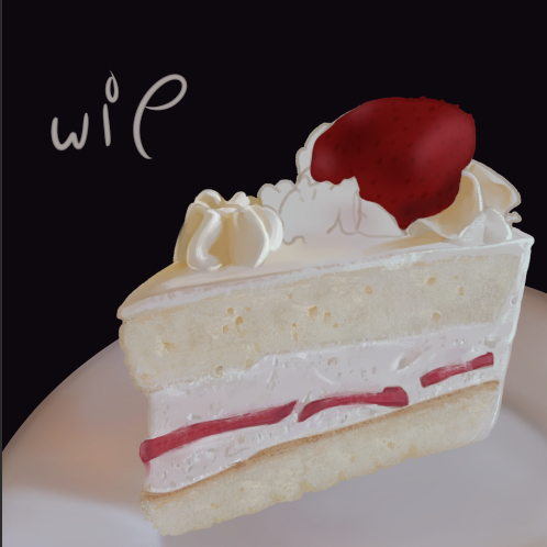 And apparently people still don't believe me that the 2020 is a painting so I'm putting the Work in Progress shots here: