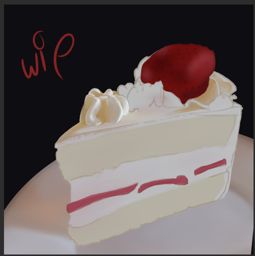 And apparently people still don't believe me that the 2020 is a painting so I'm putting the Work in Progress shots here: