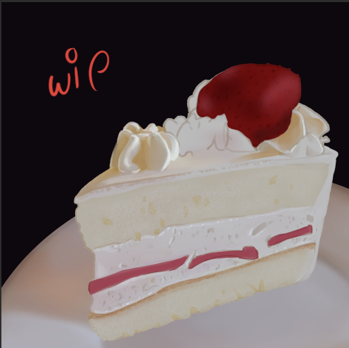 And apparently people still don't believe me that the 2020 is a painting so I'm putting the Work in Progress shots here: