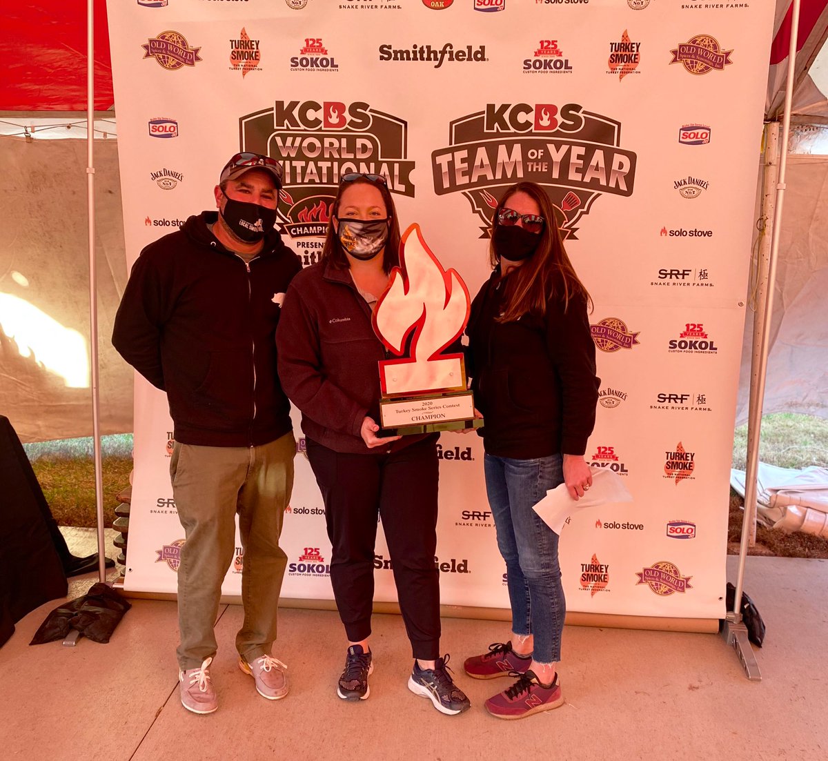 ServeTurkey's tweet photo. We’ve got a #TurkeySmoke World Champion! A big congratulations to @localsmokebbq from New Jersey on earning the top turkey title at the @KCBBQSOCIETY World Invitational. Woo!🏆🦃🤩 https://t.co/GB7nohwH5v