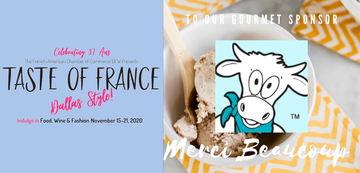 FACCdfw's tweet photo. {11.15.2020 Taste of France} We are thrilled to announce the support of Henry’s Homemade Ice Cream as a “Gourmet” and "Auction" sponsor to help us celebrate the wines &amp; gourmet traditions of Taste of France, Dallas Style!

Visit our event page: https://t.co/1Y2jKvgCz2 https://t.co/GjQXFB4m6Y