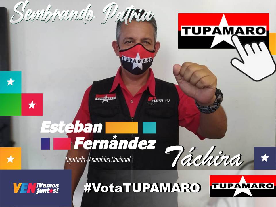 Desde el Movimiento Revolucionario Tupamaro Rebeldes hacemos el acompañamiento constante a nuestro pueblo, para garantizar la victoria electoral este 6D #VotaTupamaro 
#LosRebeldesSomosMas "Rebeldes siempre, esclavos nunca"