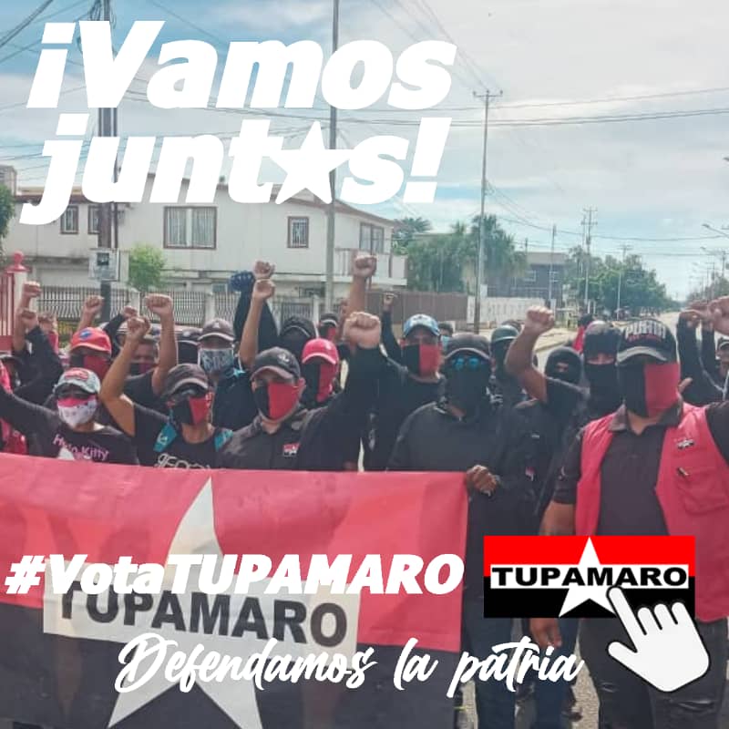 Estamos a las puertas de una de las batallas más importantes para la Revolución Bolivariana, la recuperación de la AN es clave para la economía del país

#VotaTupamaro
#LosRebeldesSomosMas
@TupamaroAnaSoto @asbelmrtlara @TupamaroMRT