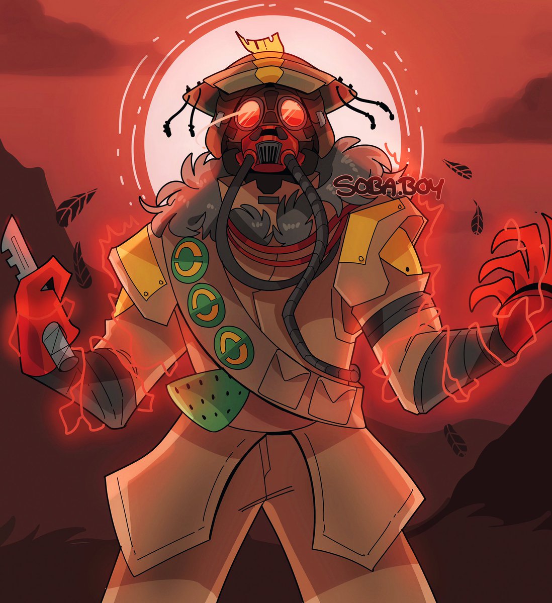 I am the hunter the gods have sent”🐾 A redraw from my first apex drawing  back in 2019! #ApexLegends #ApexLegendsfanart #APEX #Bloodhound