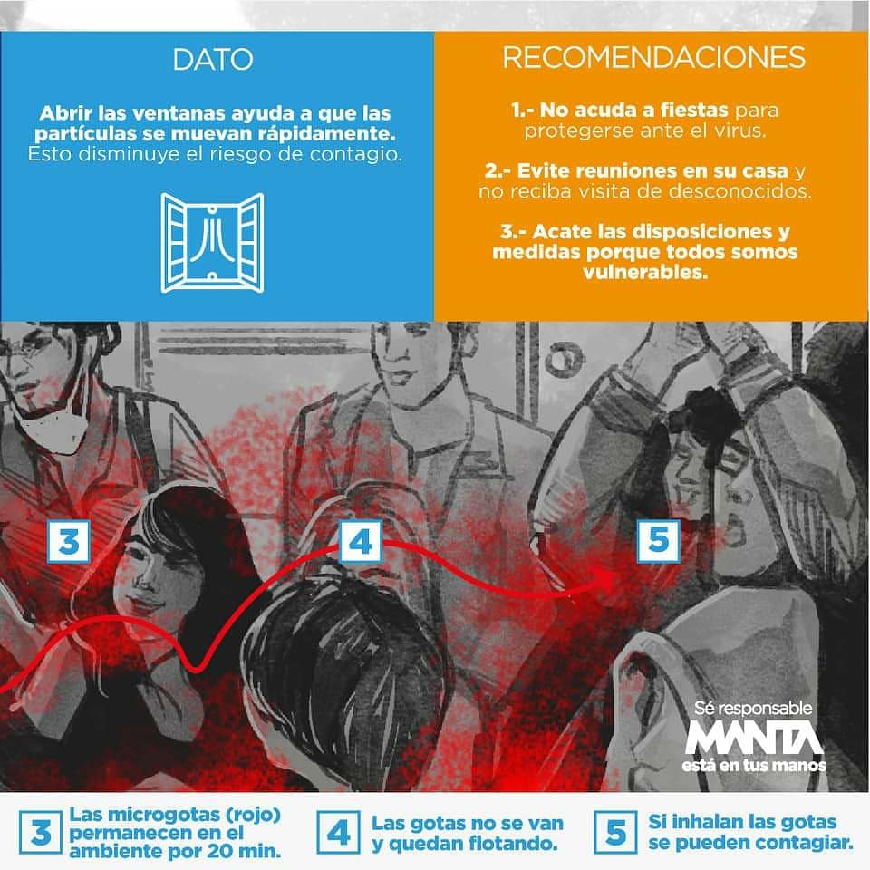 manta_alcaldia's tweet photo. Hacemos un llamado de conciencia a la ciudadanía.

El Covid-19 aún no se ha ido, se encuentra en donde menos lo esperas. 

No permitas que el virus ingrese a tu casa, te queremos sano y vivo.

#MantaEstáEnTusManos #VolverConResponsabilidad #Manta https://t.co/3OXSgk0pDE