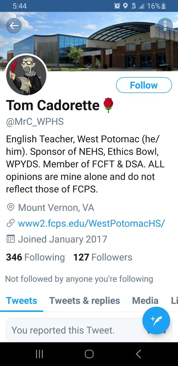 anywherebutfcps's tweet photo. Some ass hat who says he cares about children is actually a teacher and harassing the Nova parents group with multiple Spam messages. Everyone let his principal  know that he spends his spare time with Vanessa &amp; crew harassing families bc he doesn't want 2 work. #firehim https://t.co/FIndZjkSzx