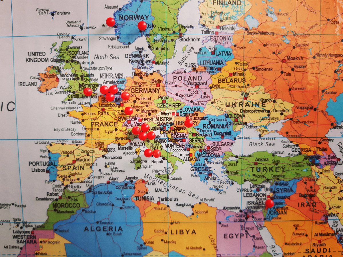HandmadeHannah1's tweet photo. Our #FaceMasks #FaceCoverings and other #Crafts travel all over the UK! Each red pin represents one of our #LovelyCustomers. #ThankYou! #StaySafe. Need a #mask? Buy them here www.HandmadeHannahCrafts.etsy com #WeLoveSewing #WeLoveFabric #Hornchurch #Havering #London https://t.co/JOrdCUsA5D