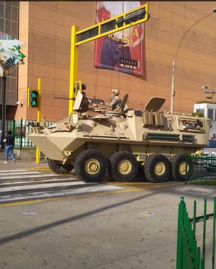 que lo vea el mundo. así están las calles de Lima ahora