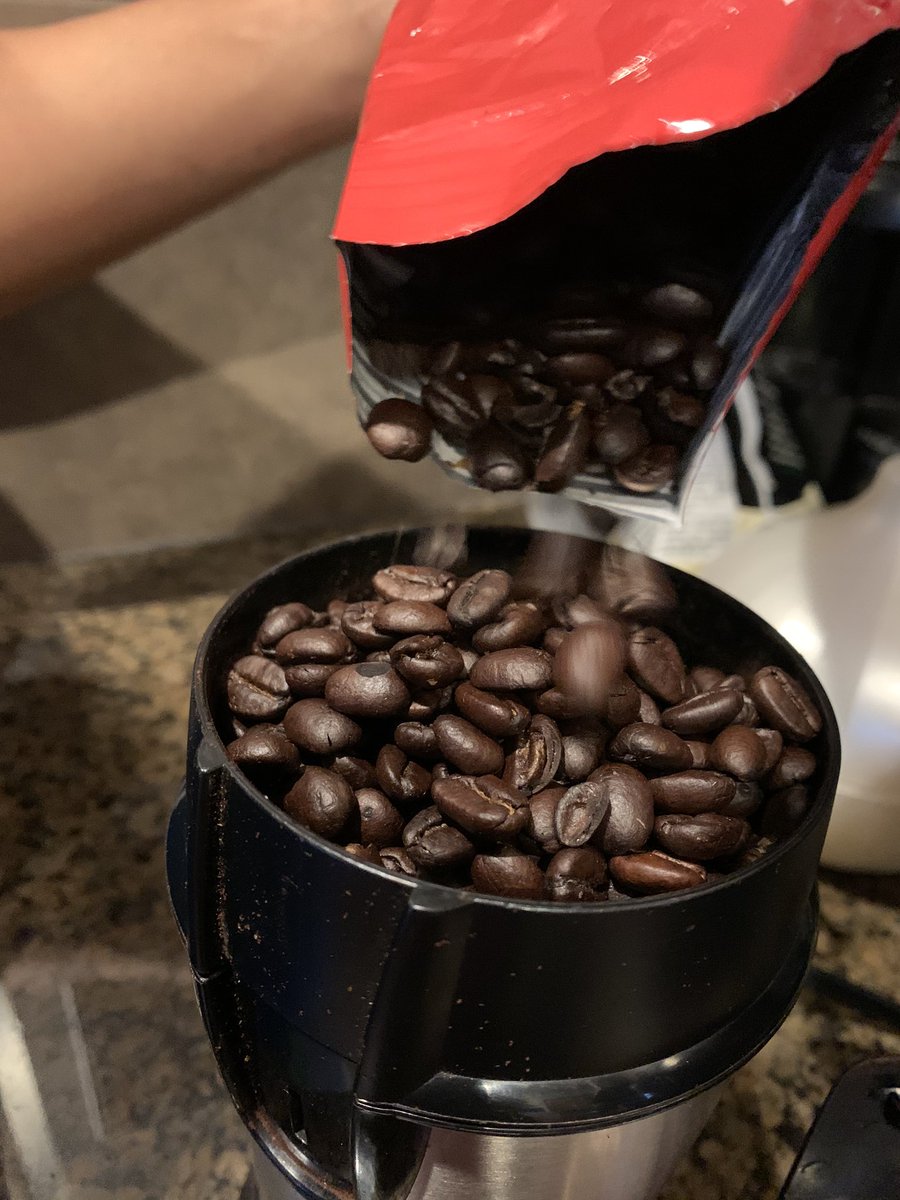 Nothing like freshly ground coffee beans ☕️