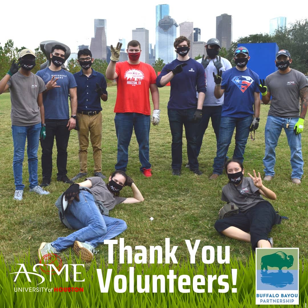 ASMEUH's tweet photo. Today was ASME's monthly volunteering with @buffalobayou Thank you all our volunteers who came out this morning!! If you missed this volunteering opportunity, follow us on social media for our next events! #gocoogs #uhengineering #cullenengineering #uh24 #uh23 #uh22 #uh21 #asme https://t.co/JhCaUqiZI7
