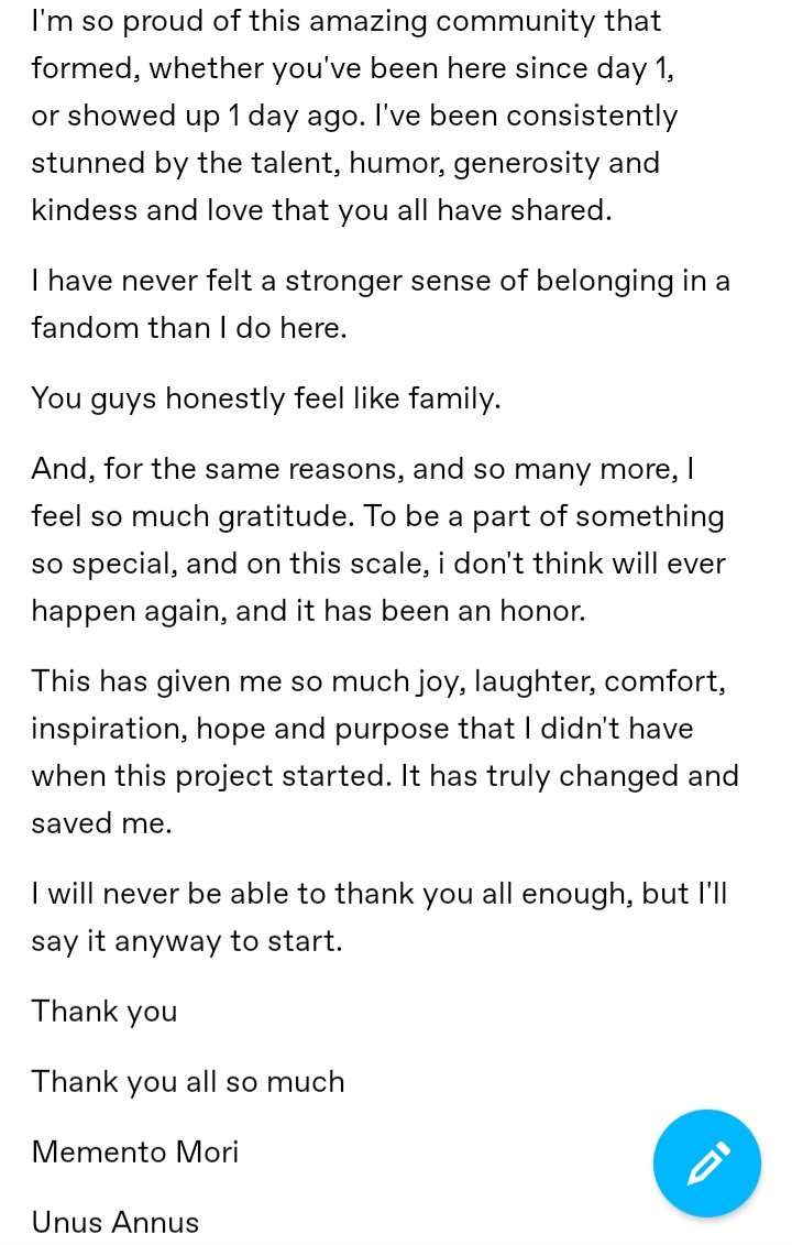 AccidentallyEmo's tweet photo. @CrankGameplays @markiplier @iceddarkroast  and everyone else who had been a part of Unus Annus
Thank you 
#MementoMori #UnusAnnus #UnusAnnusisoverparty https://t.co/u0IEvvI6nd