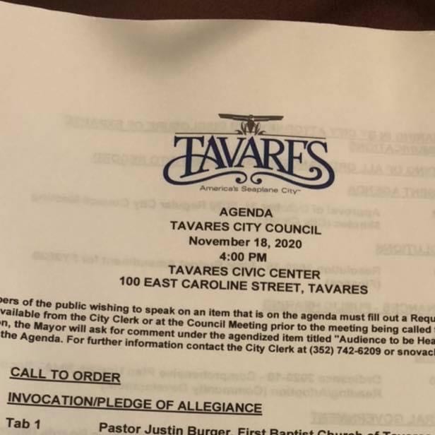 City Council Meeting location change this Wednesday join us at the Civic Center, 100 East Caroline Street, Tavaves (next to the library).