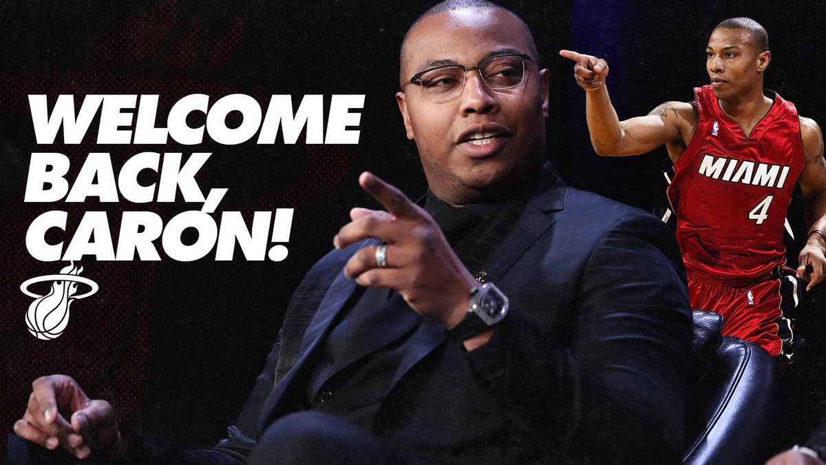 MiamiHEAT's tweet photo. Happy to have you back, Assistant Coach Caron Butler!
 
#HEATFam | #HEATCulture https://t.co/oxywPvXsjh