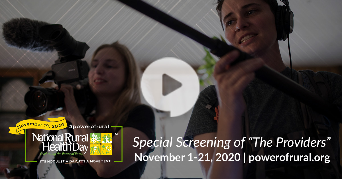 Back by popular demand - we're excited to once again offer a special screening of the award-winning documentary <a href="/TheProvidersDoc/">The Providers documentary</a> until November 21! Register for your free viewing code at powerofrural.org/the-providers/! 
#PowerofRural