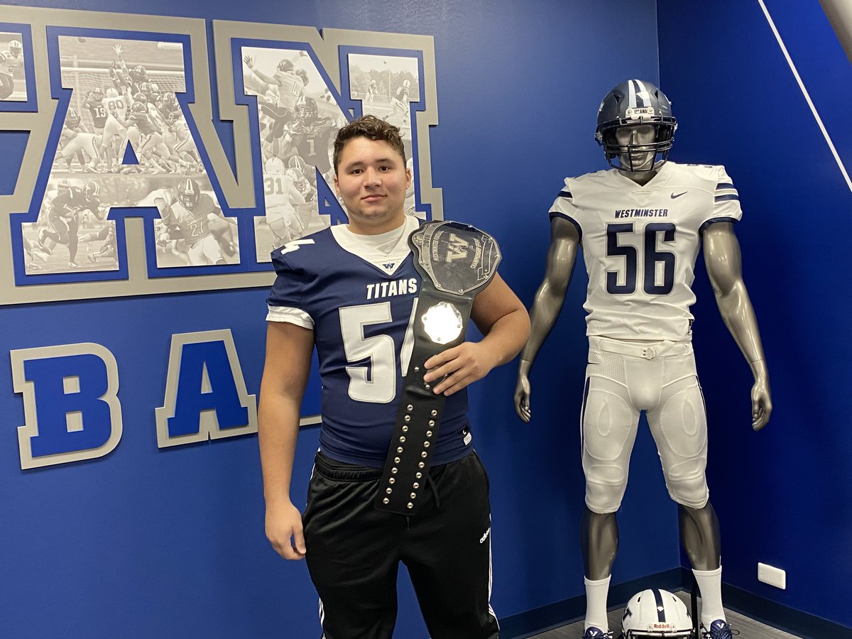 Thanks for inviting me to visit and learn more about Westminster and the Titans. <a href="/coachbenzel/">Scott Benzel</a> <a href="/_CoachHeck/">Jared Heck</a>  
@CoachHaughWC <a href="/CoachHogue58/">Dylan Hogue</a> <a href="/WCtitansFB/">Westminster Football</a>