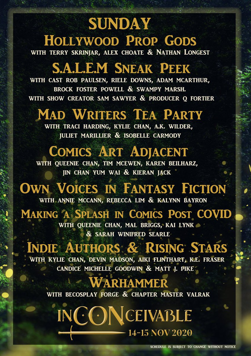 InconceivableEv's tweet photo. Here is the full panel lineup for today! Starting in 30 minutes join three master prop designers and creators who have worked on a range of projects from large scale prop builds to art design on Hollywood blockbusters! 

https://t.co/lJZe4g1Ko3 https://t.co/ExVjKPFCBX