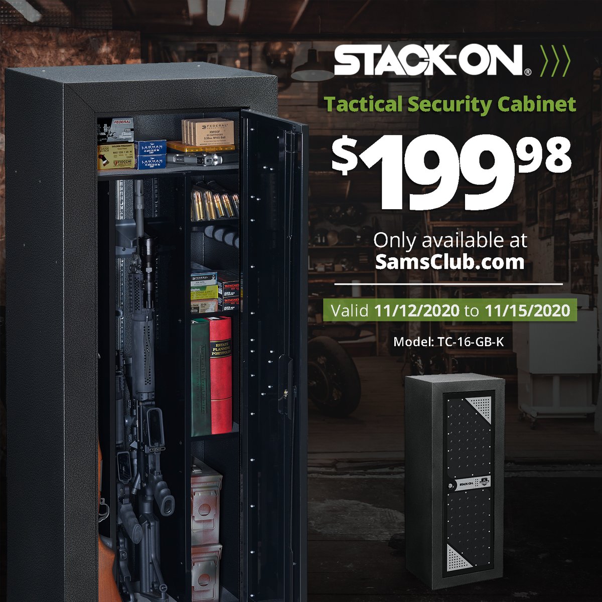 Stack On On Twitter Shocking Values Sale Alert The Tc 16 Gb K Is On Sale At Sam S Club For A Limited Time The Perfect Holiday Our Tactical Security Cabinet Provides Solid Security Flexible
