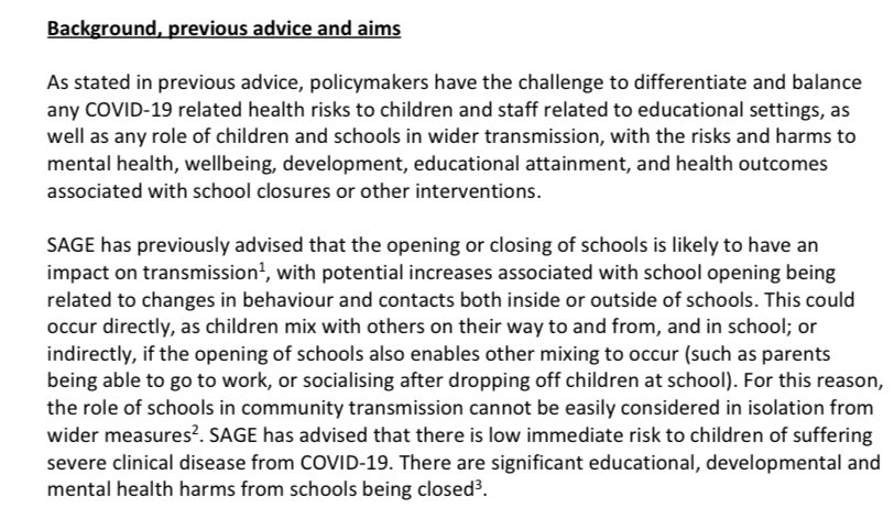 In summary, it’s very clear from this preprint that keeping schools open whilst trying to keep new infections down is a delicate balancing act indeed...