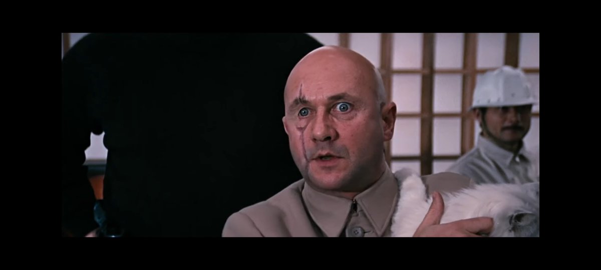 Blofeld ordering his men to "close the shutters" was the moment he realized that things were escalating. He still had a shot to start the war, but I feel this was the moment it starterd slipping away from him