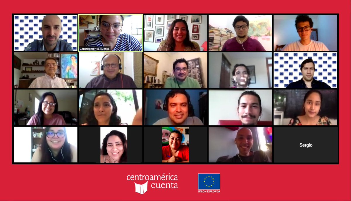 cacuenta's tweet photo. También arrancamos hoy la primera sesión del Taller virtual de creación literaria sobre cuento y memoria: Cuando los recuerdos no son suficientes, impartido por el escritor y poeta Nicaragüense Mario Martz @mariomartz_ #CAC20 https://t.co/PXbbYVzSZd