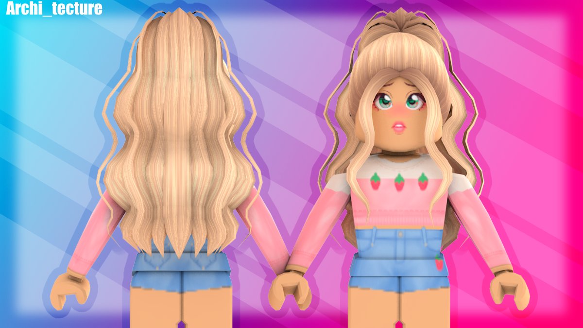 Alicia Ponytail in Blonde - Roblox