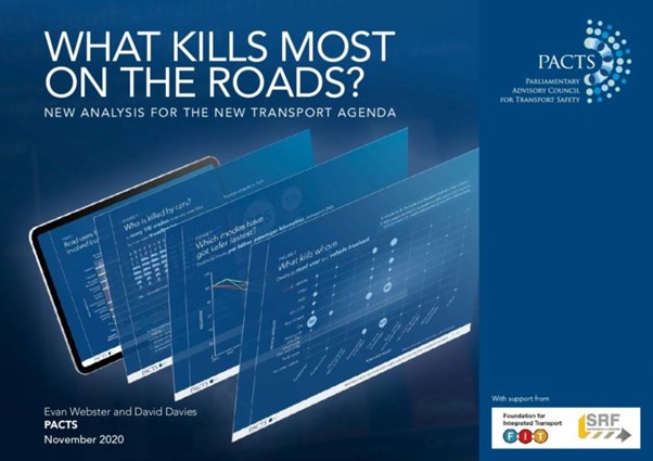 PACTS's tweet image. Time for @DfTstats to look at road danger, not just vulnerability, to deliver on active travel and #VisionZero says @PACTS @F_I_Transport report. Shows deaths of other road users, for each mode. @CommonsTrans tinyurl.com/y3bsdmud