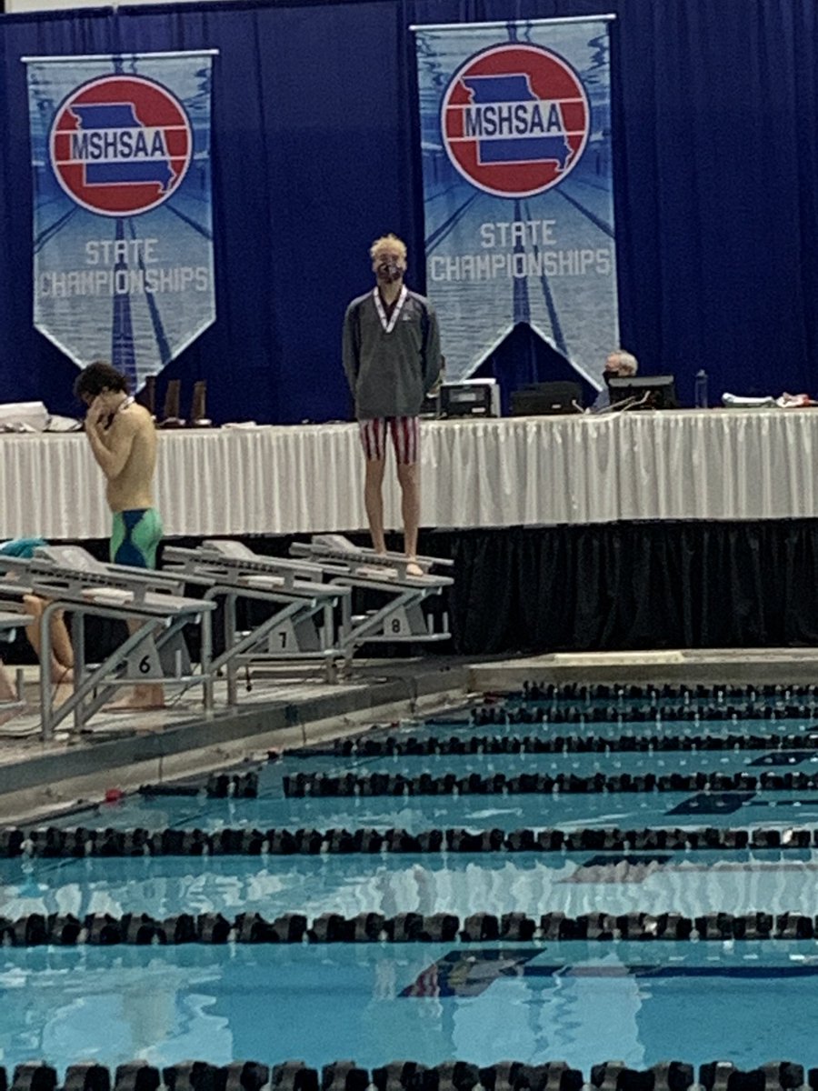 Adam Hoffman holds his second fastest time of the year to finish 17th!!

VAUGHN SLOAN WITH A FIRST TEAM ALL STATE SWIM!! Vaughn swims a 48.89 for his fastest time of the year, and finishes 8th overall!!