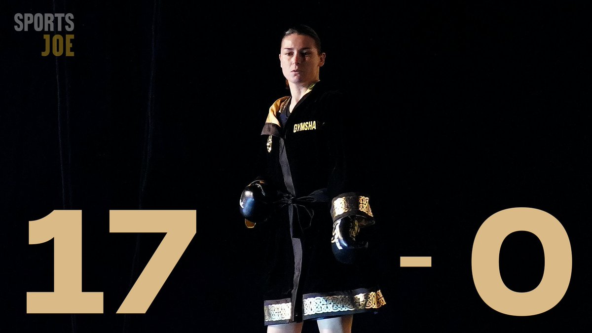 SportsJOEdotie's tweet photo. Katie Taylor does it again 👊

A spectacular performance tonight. A Katie Taylor performance. https://t.co/FGd05CZuBJ