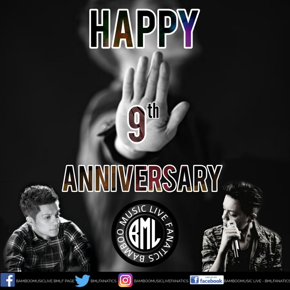 HAPPY 9TH ANNIVERSARY BMLFANATICS! ❤

#BMLFSince2011 #BMLFamily #BMLFriends  #BMLFanatics